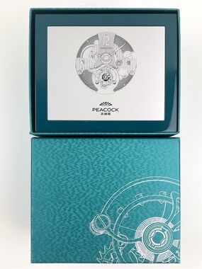 Peacock Black Hole Central Tourbillon Watch Box Only